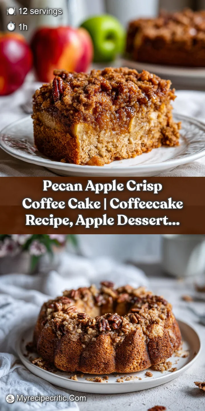 Close-up of a fork-tender baked apple slice nestled into a moist, cinnamon-spiced coffee cake crumb.