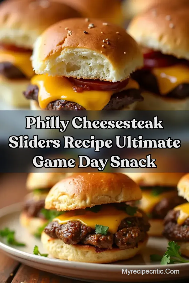 Philly Cheesesteak Sliders Recipe Ultimate Game Day Snack