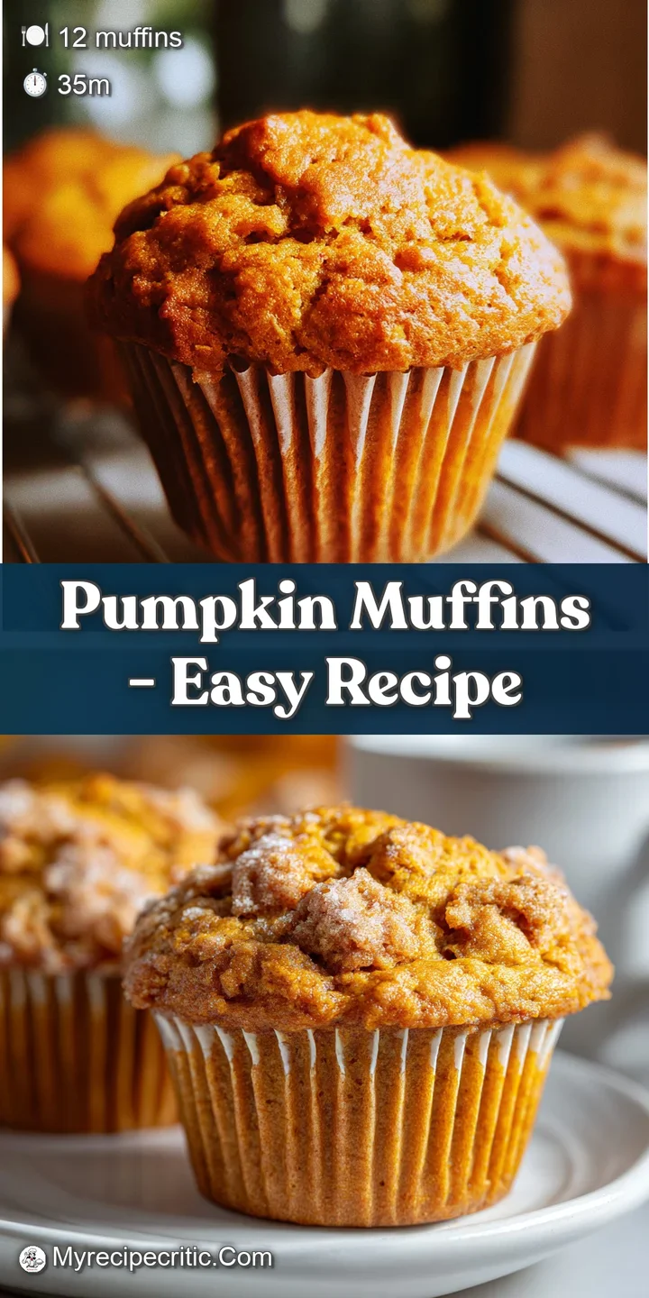 Close-up of a soft, domed pumpkin muffin, showing the tender, speckled crumb. A swirl of cinnamon adds warmth and subtle s...
