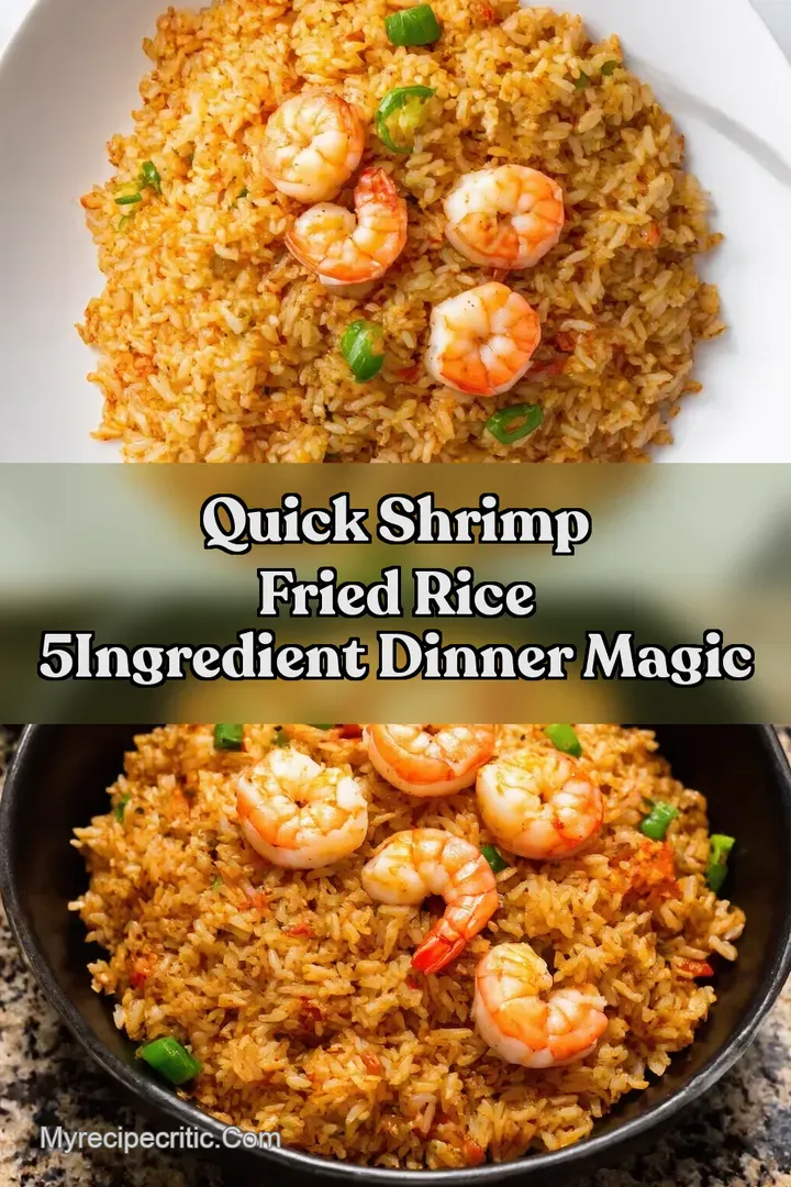 Quick Shrimp Fried Rice 5Ingredient Dinner Magic
