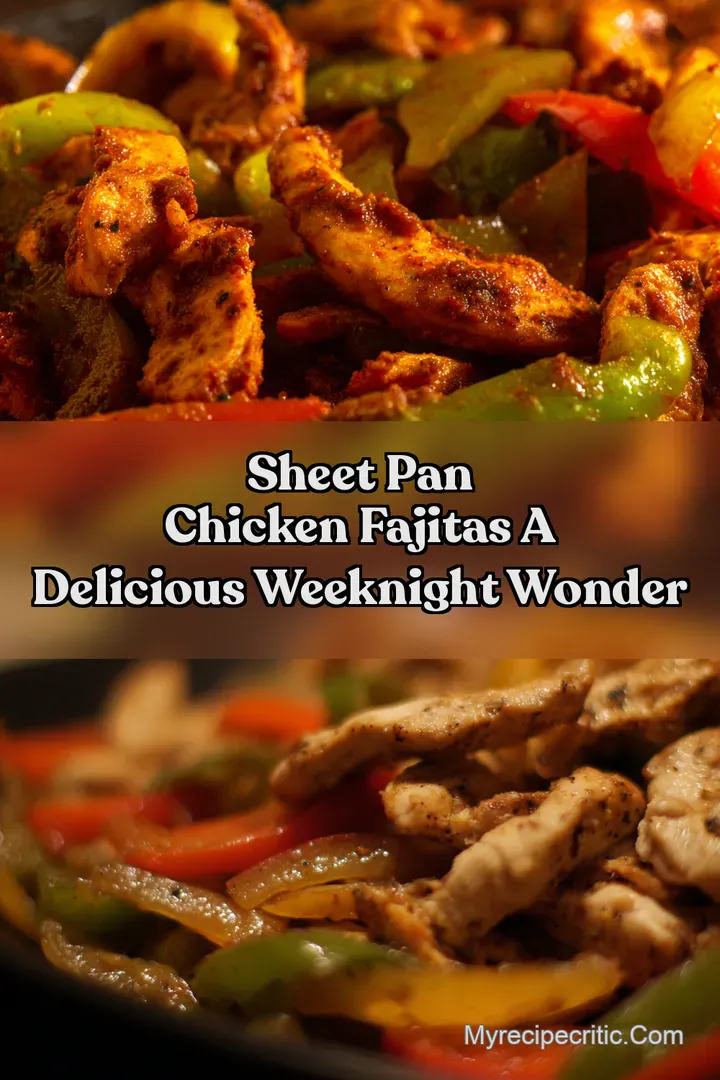 Sheet Pan Chicken Fajitas A Delicious Weeknight Wonder