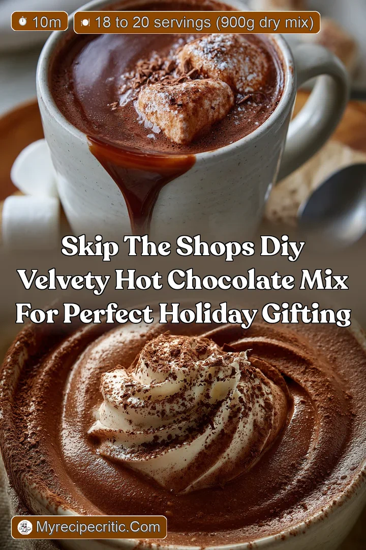 Skip the Shops DIY Velvety Hot Chocolate Mix for Perfect Holiday Gifting