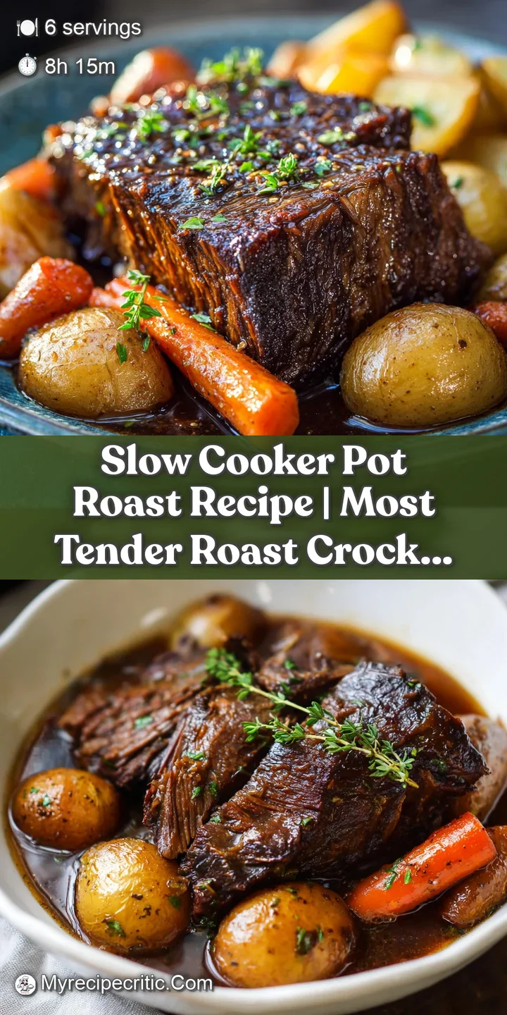 Close-up of a fork lifting a juicy, shredded piece of pot roast, glistening with savory juices, with visible herbs and spi...