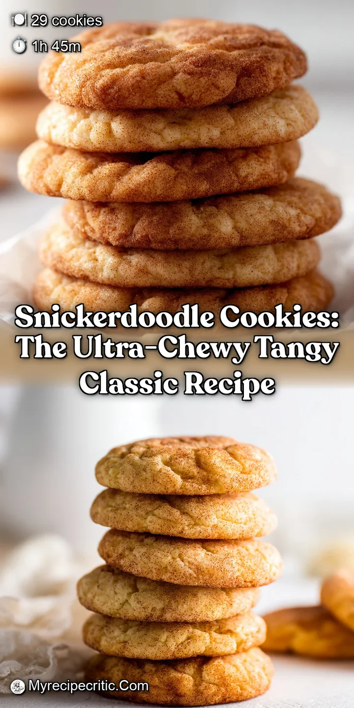 Snickerdoodle Cookies: The Ultra-Chewy Tangy Classic Recipe