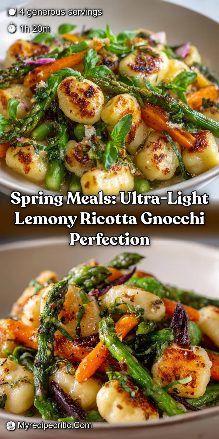 Spring Meals: Ultra-Light Lemony Ricotta Gnocchi Perfection
