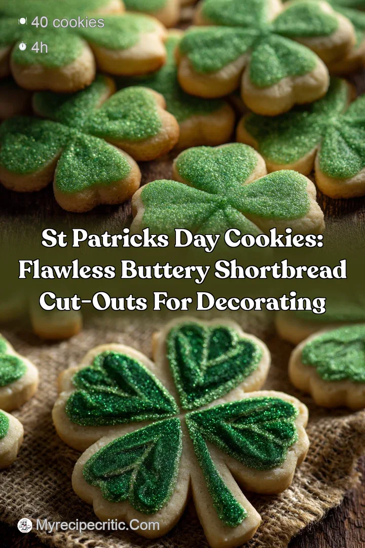 St Patricks Day Cookies: Flawless Buttery Shortbread Cut-Outs for Decorating
