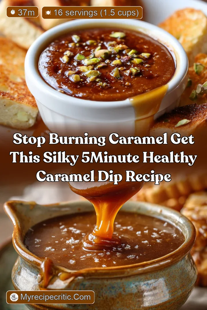Stop Burning Caramel Get This Silky 5Minute Healthy Caramel Dip Recipe