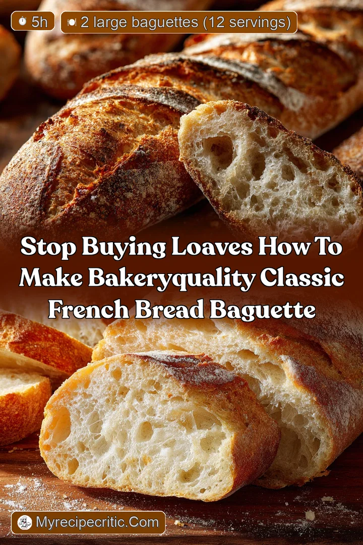 Stop Buying Loaves How to Make BakeryQuality Classic French Bread Baguette