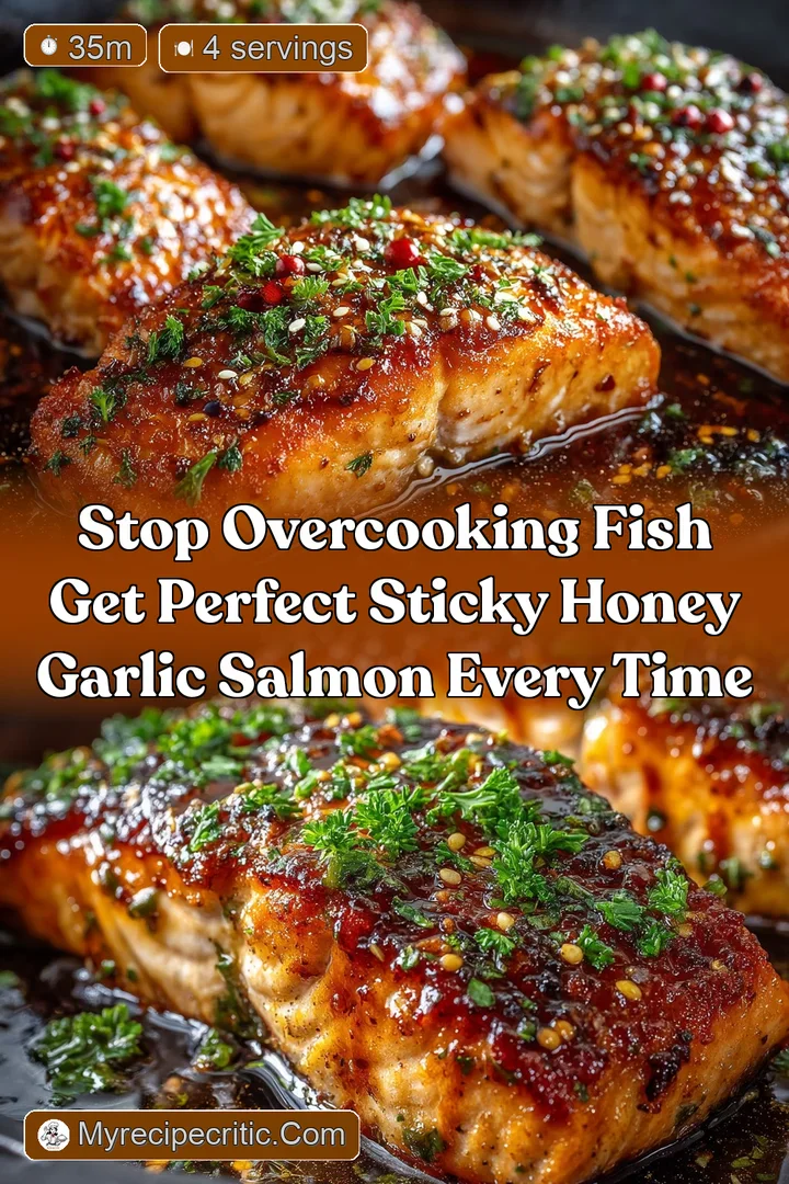 Stop Overcooking Fish Get Perfect Sticky Honey Garlic Salmon Every Time