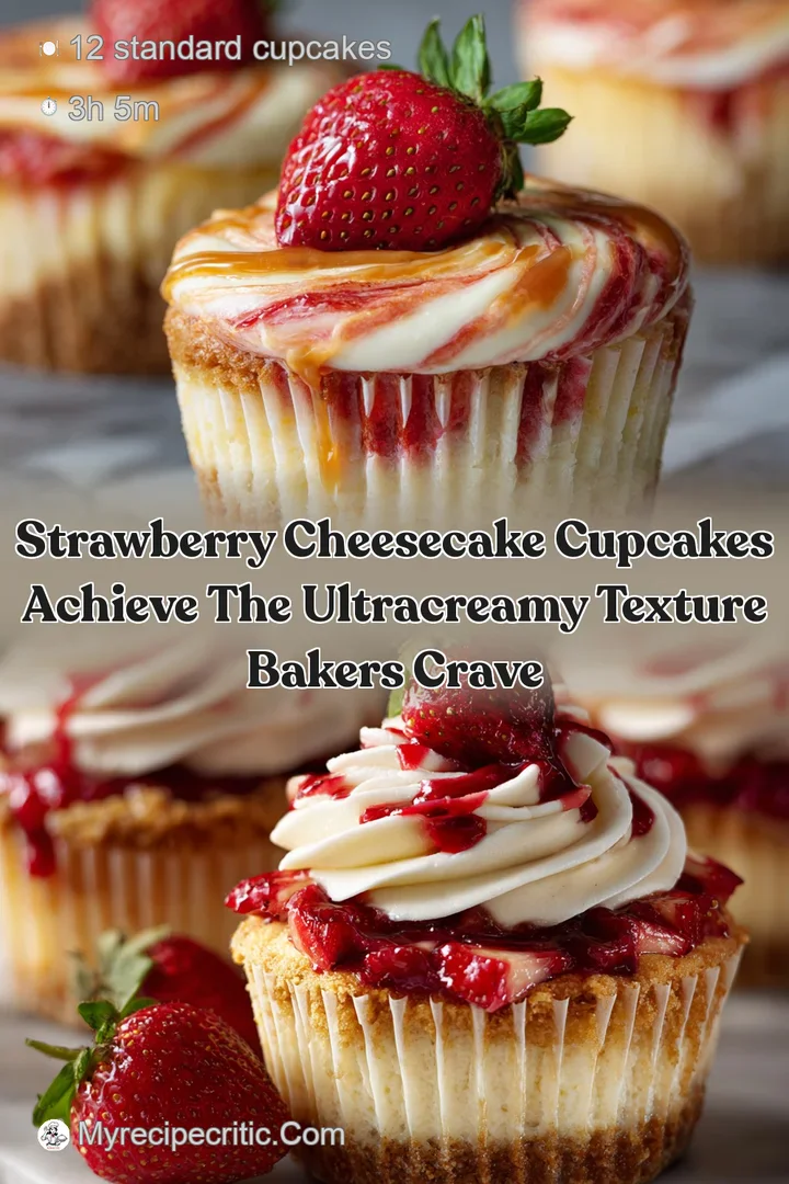 Strawberry Cheesecake Cupcakes Achieve the UltraCreamy Texture Bakers Crave