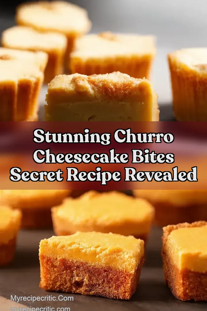 Stunning Churro Cheesecake Bites Secret Recipe Revealed