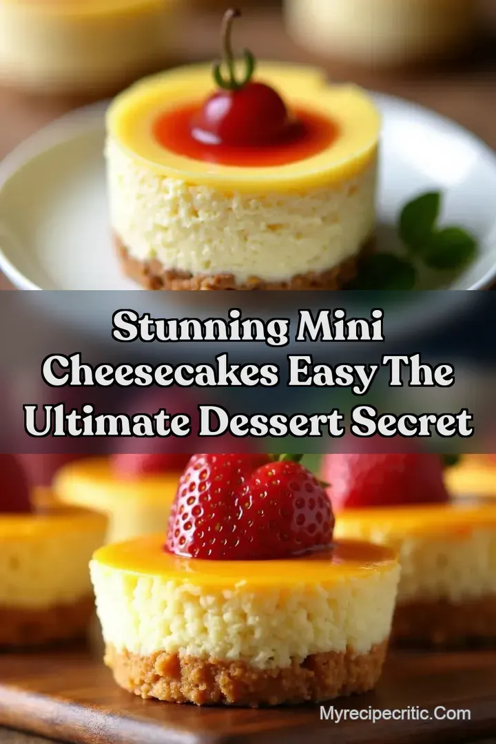 Stunning Mini Cheesecakes Easy The Ultimate Dessert Secret