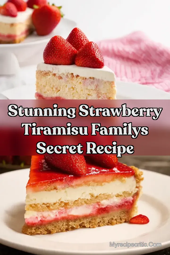 Stunning Strawberry Tiramisu Familys Secret Recipe