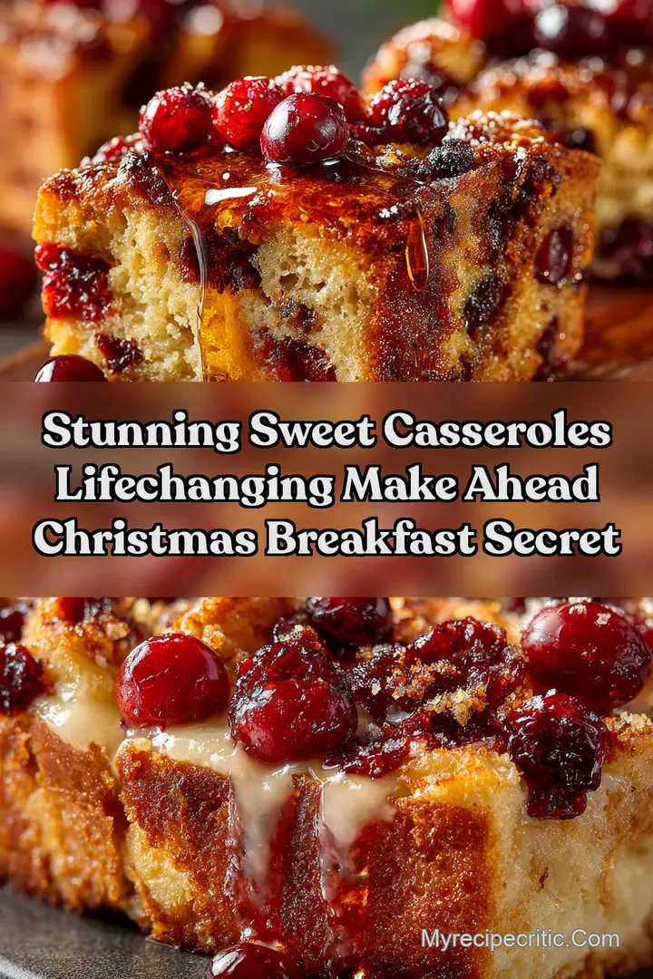 Stunning Sweet Casseroles LifeChanging Make Ahead Christmas Breakfast Secret