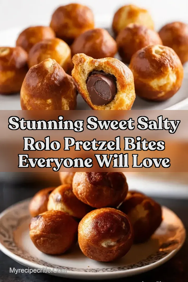 Stunning Sweet Salty Rolo Pretzel Bites Everyone Will Love
