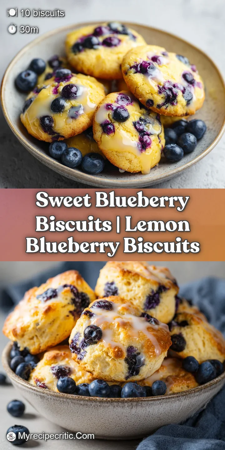 Close-up of a buttery, golden crust breaking open to reveal juicy, dark blue berries and a moist, airy center