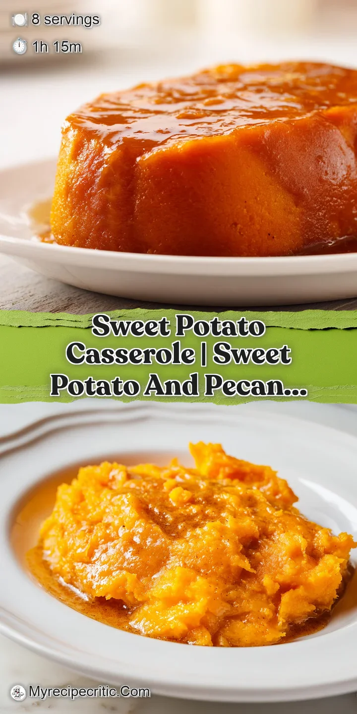 Close-up of toasted, golden marshmallow peaks and crunchy pecans over a rich, vibrant orange creamy mash.