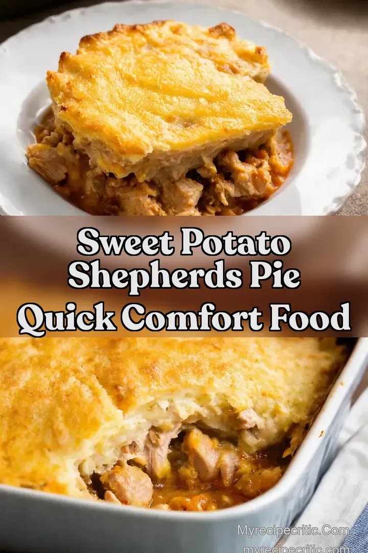 Sweet Potato Shepherds Pie Quick Comfort Food