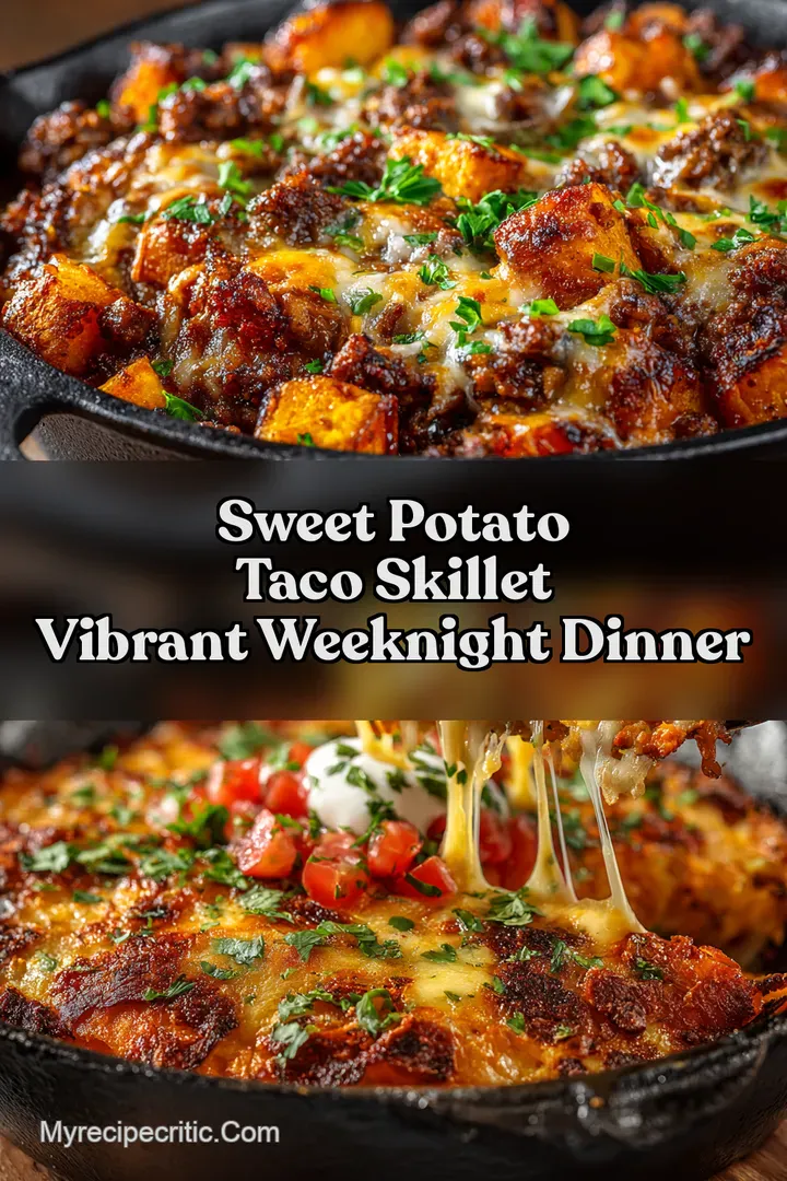 Sweet Potato Taco Skillet Vibrant Weeknight Dinner