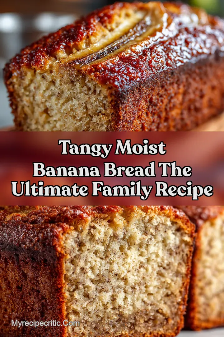 Tangy Moist Banana Bread The Ultimate Family Recipe