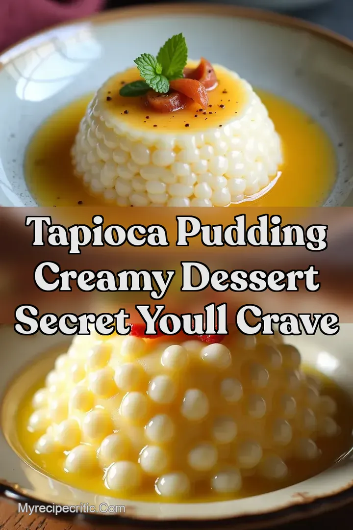 Tapioca Pudding Creamy Dessert Secret Youll Crave