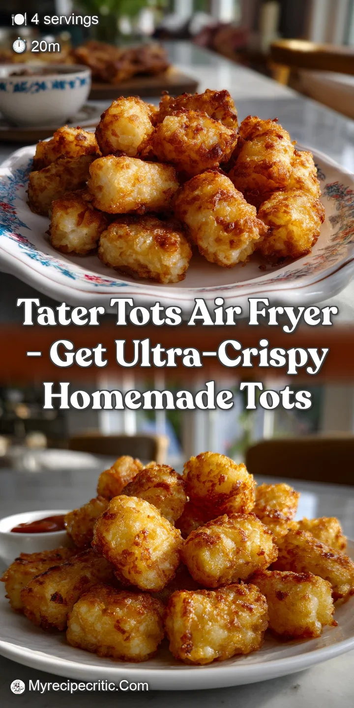Tater Tots Air Fryer - Get Ultra-Crispy Homemade Tots