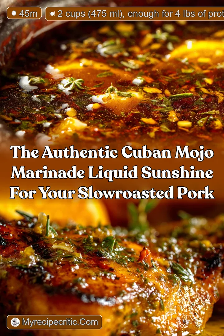The Authentic Cuban Mojo Marinade Liquid Sunshine for Your SlowRoasted Pork