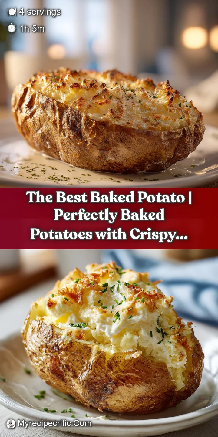 Close-up of a perfectly baked potato's crispy, textured skin contrasting with its airy, white interior.