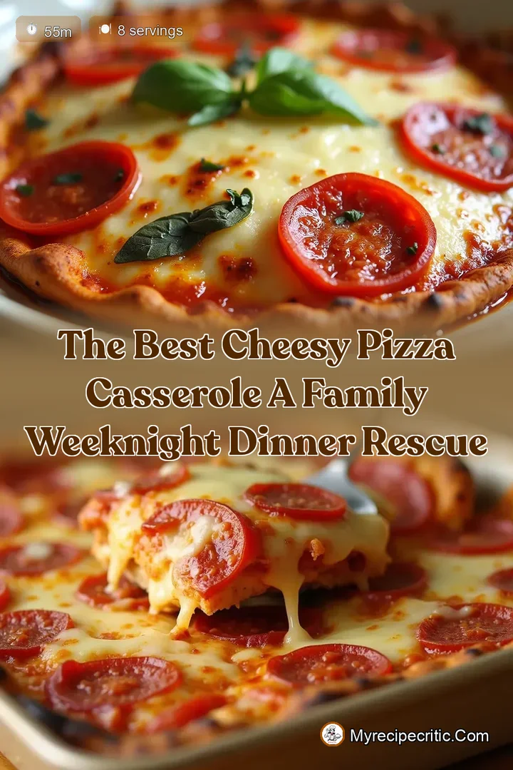 The Best Cheesy Pizza Casserole A Family Weeknight Dinner Rescue