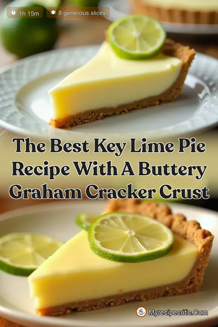 The Best Key Lime Pie Recipe with a Buttery Graham Cracker Crust