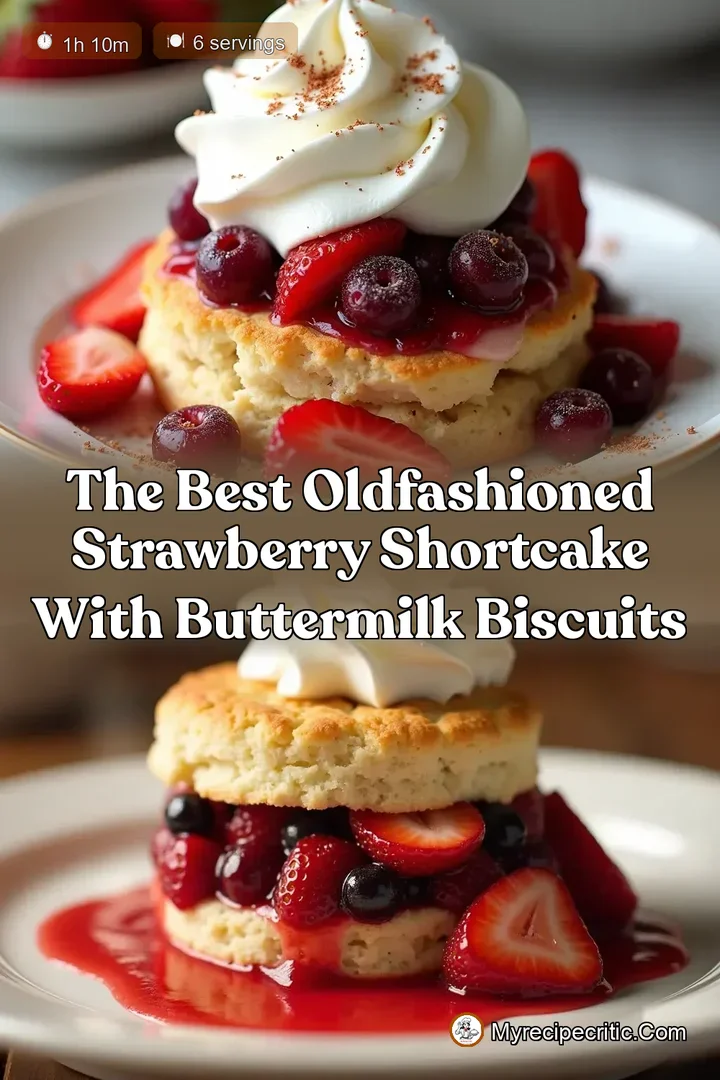 The Best OldFashioned Strawberry Shortcake with Buttermilk Biscuits