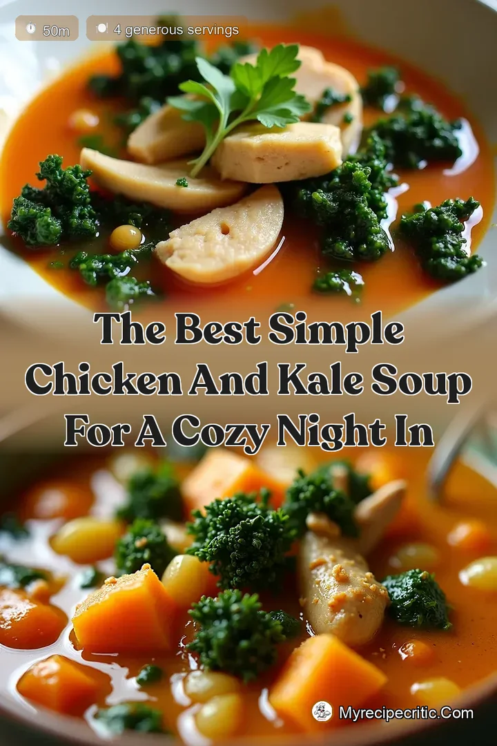 The Best Simple Chicken and Kale Soup for a Cozy Night In