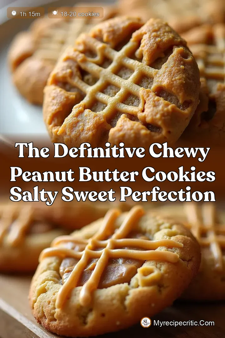 The Definitive Chewy Peanut Butter Cookies Salty Sweet Perfection