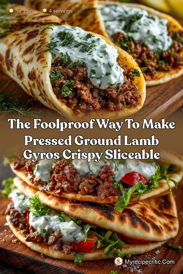The Foolproof Way to Make Pressed Ground Lamb Gyros Crispy Sliceable