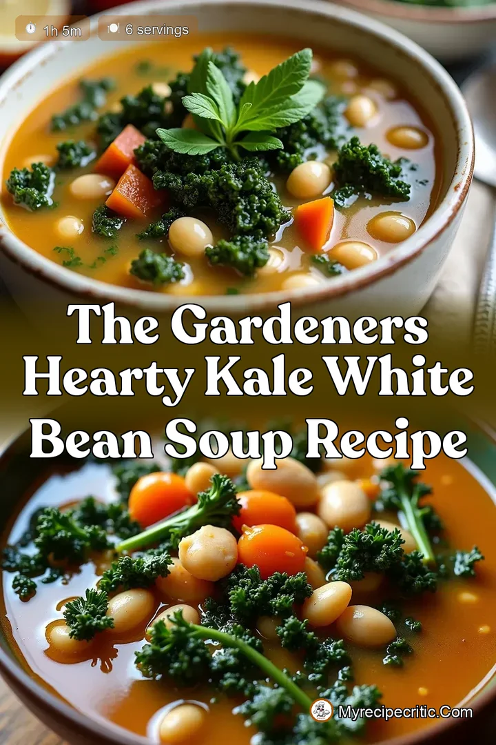 The Gardeners Hearty Kale White Bean Soup Recipe