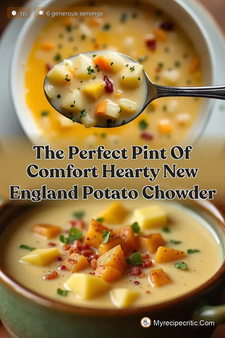 The Perfect Pint of Comfort Hearty New England Potato Chowder