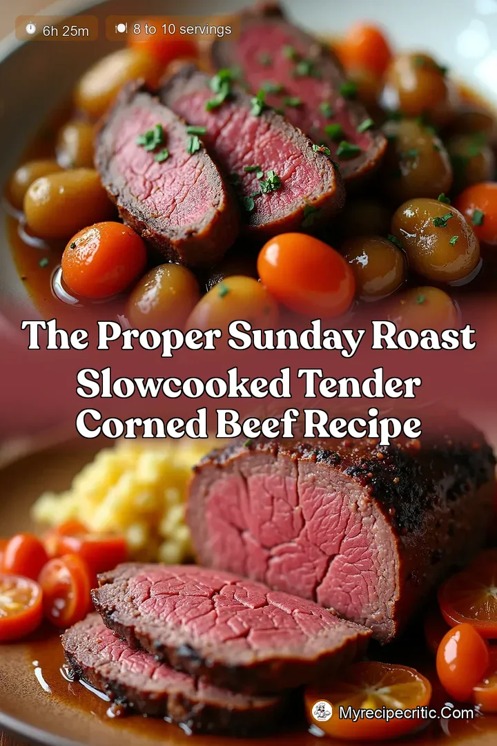 The Proper Sunday Roast SlowCooked Tender Corned Beef Recipe