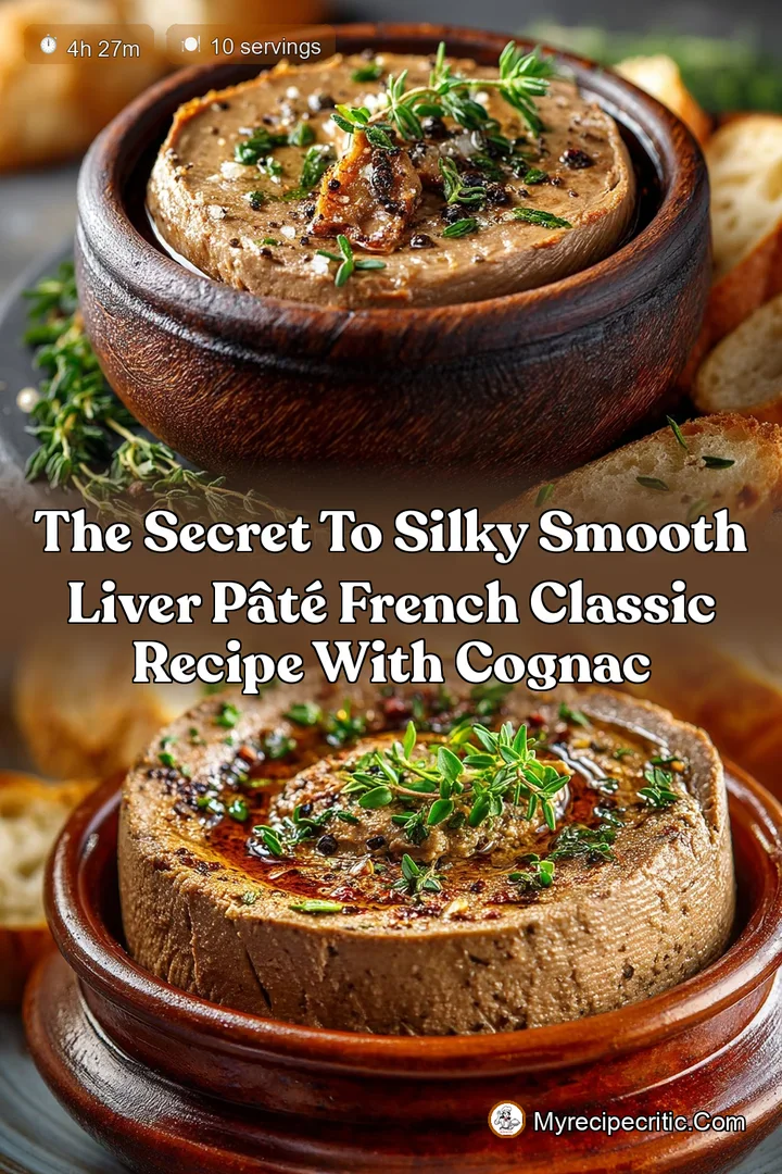 The Secret to Silky Smooth Liver Pâté French Classic Recipe with Cognac