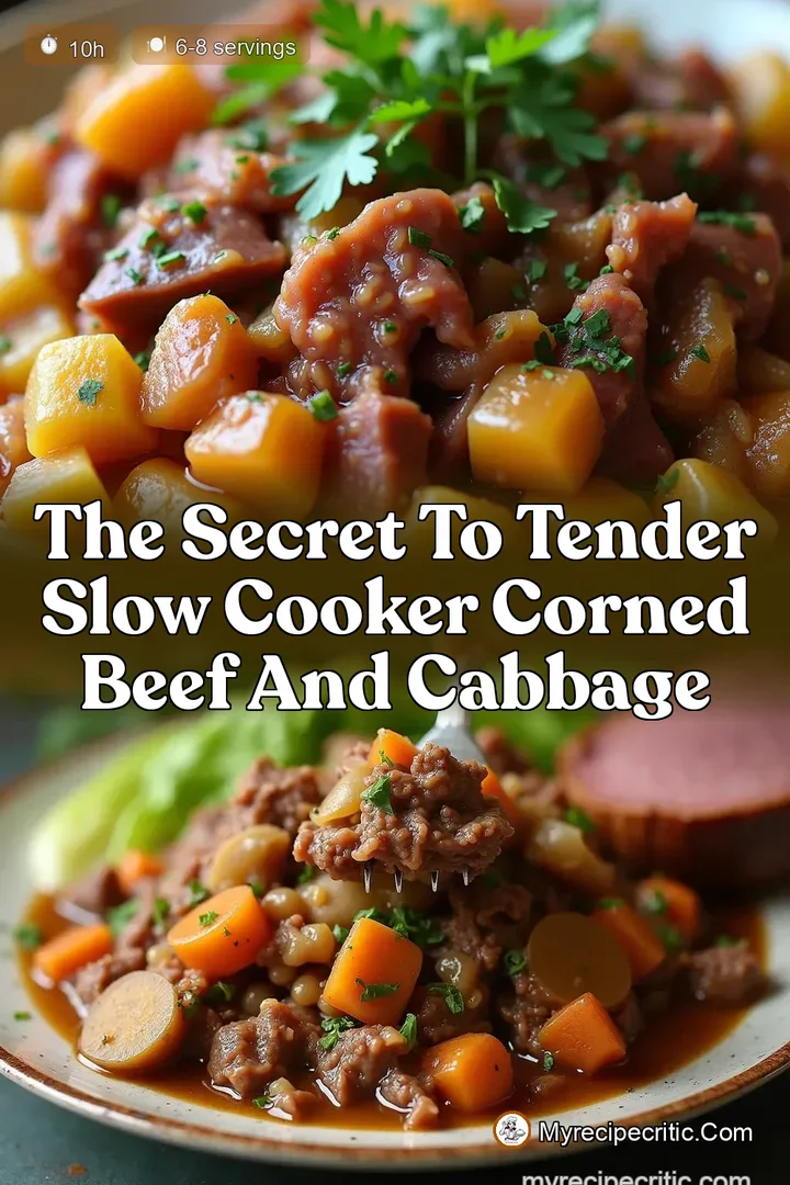 The Secret to Tender Slow Cooker Corned Beef and Cabbage
