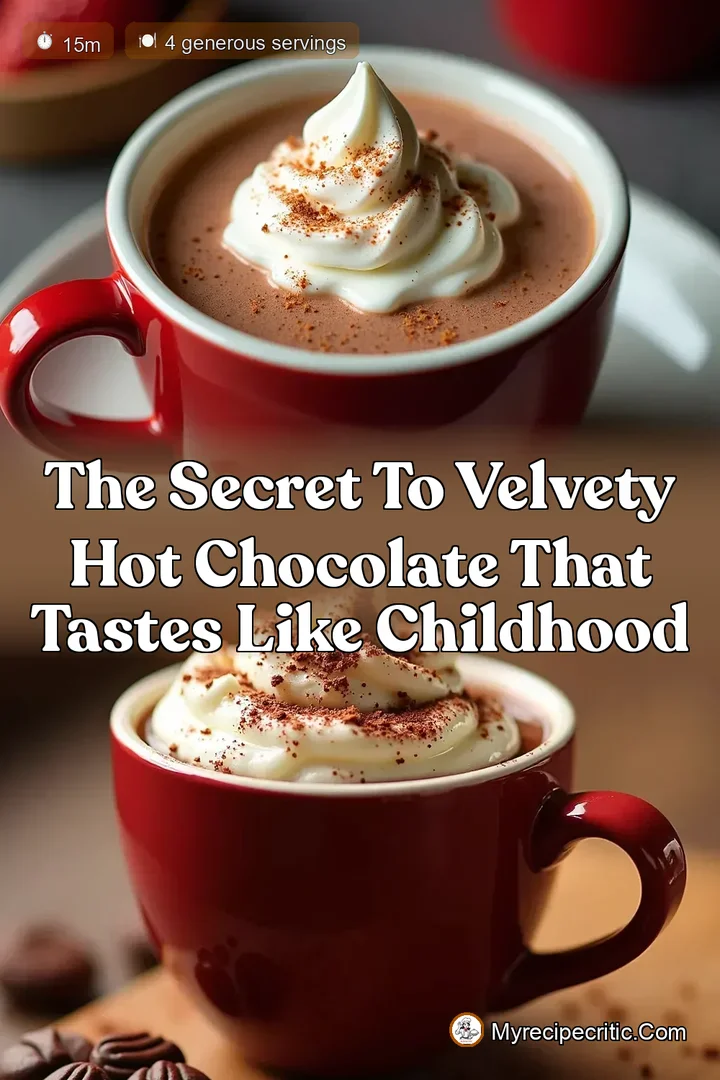 The Secret to Velvety Hot Chocolate That Tastes Like Childhood
