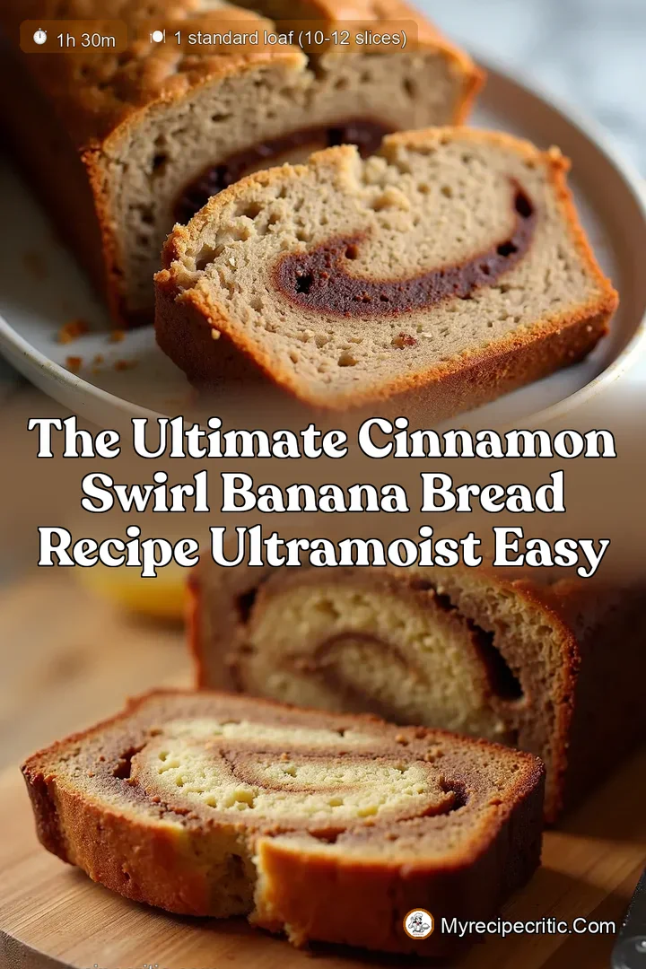 The Ultimate Cinnamon Swirl Banana Bread Recipe UltraMoist Easy