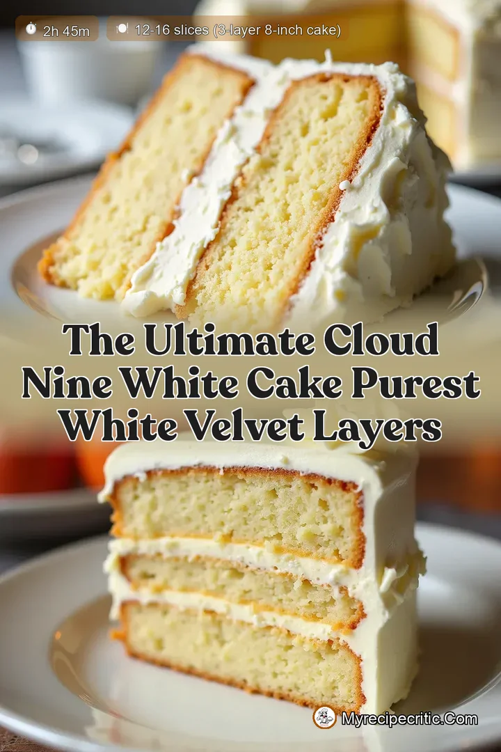 The Ultimate Cloud Nine White Cake Purest White Velvet Layers