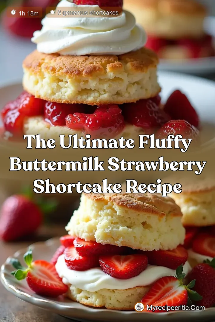The Ultimate Fluffy Buttermilk Strawberry Shortcake Recipe