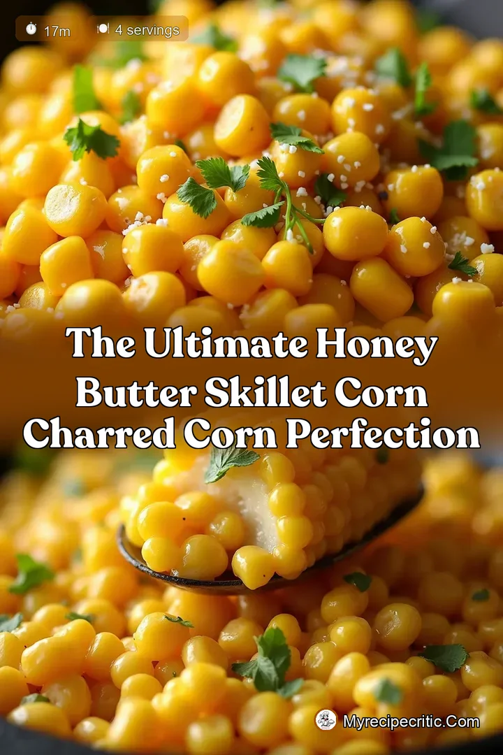 The Ultimate Honey Butter Skillet Corn Charred Corn Perfection