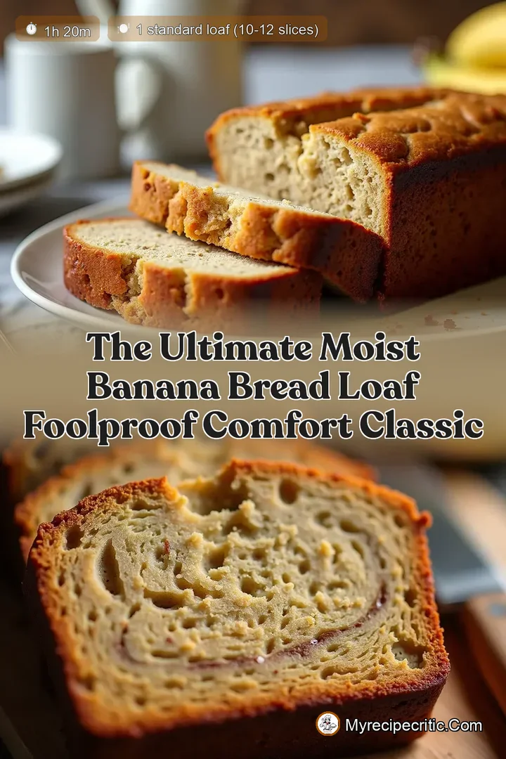 The Ultimate Moist Banana Bread Loaf Foolproof Comfort Classic