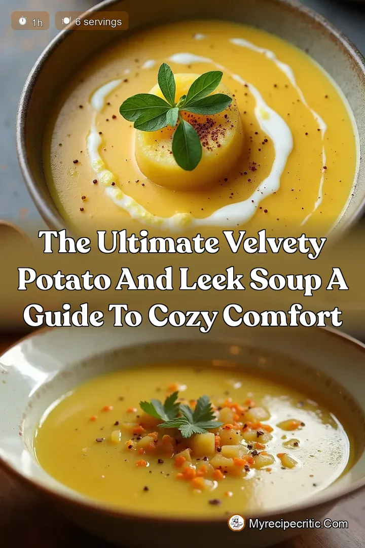 The Ultimate Velvety Potato and Leek Soup A Guide to Cozy Comfort