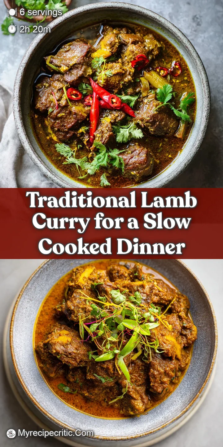 Close-up of tender lamb curry: succulent meat in a luscious coconut milk sauce. Hints of spice & fresh herbs create a mout...