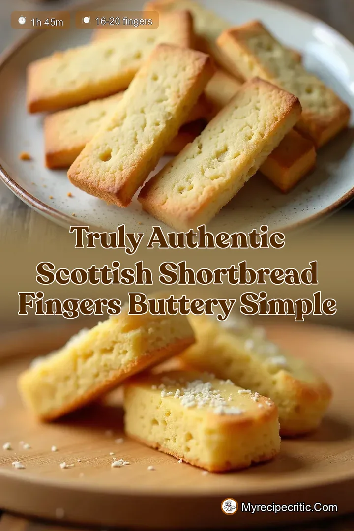 Truly Authentic Scottish Shortbread Fingers Buttery Simple