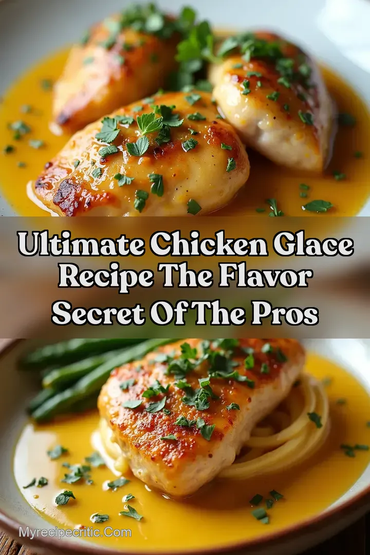 Ultimate Chicken Glace Recipe The Flavor Secret of the Pros
