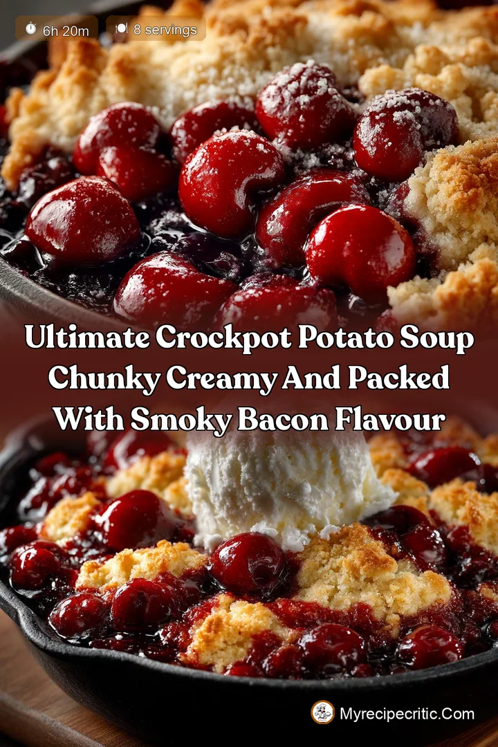Ultimate Crockpot Potato Soup Chunky Creamy and Packed with Smoky Bacon Flavour